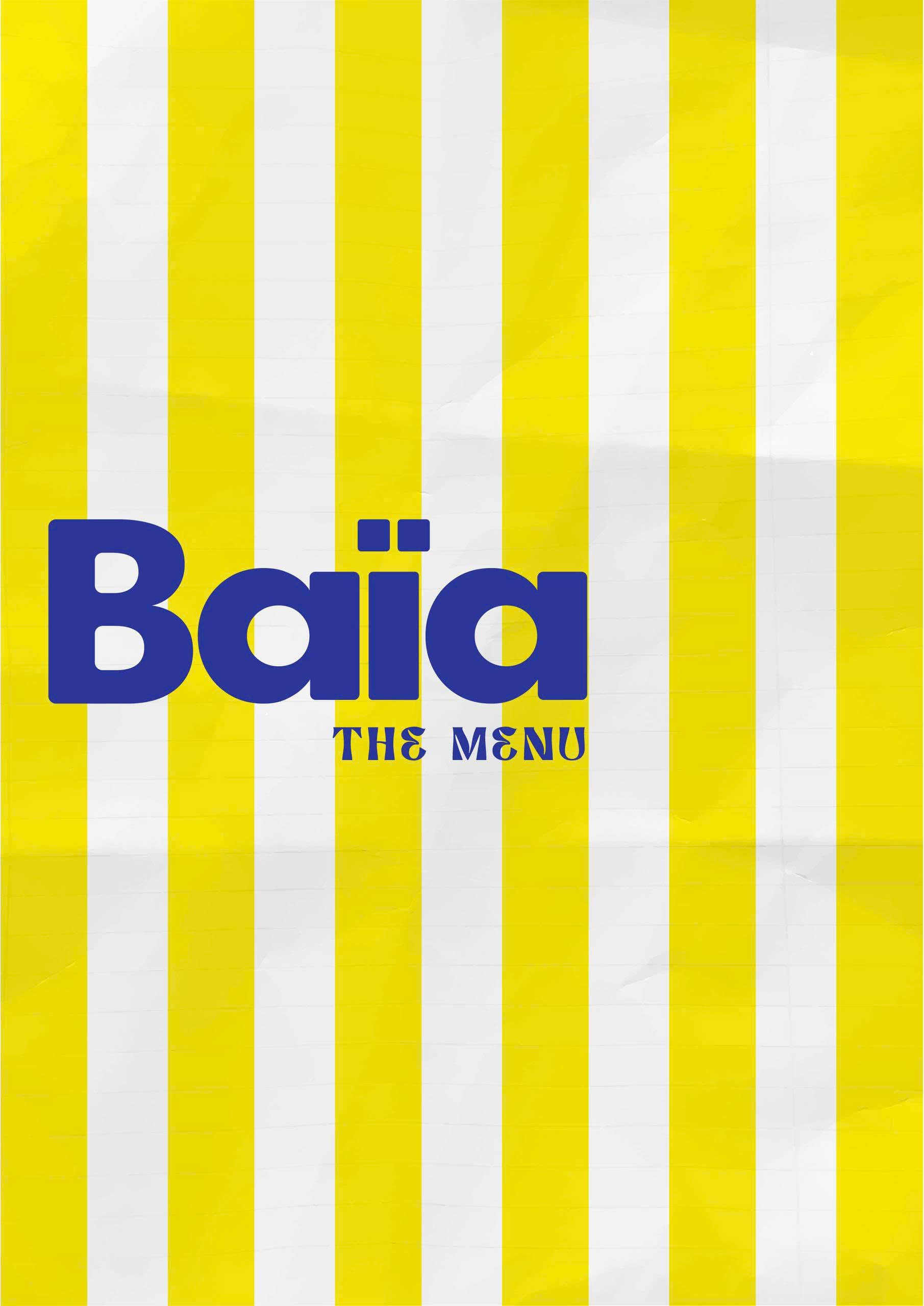Baia Saigon Menu - Image 1