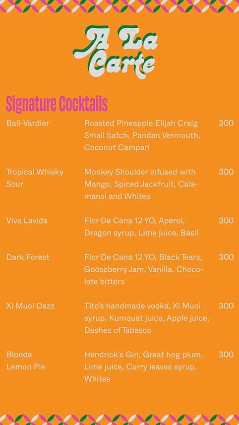 Bam Bam Menu - Image 6