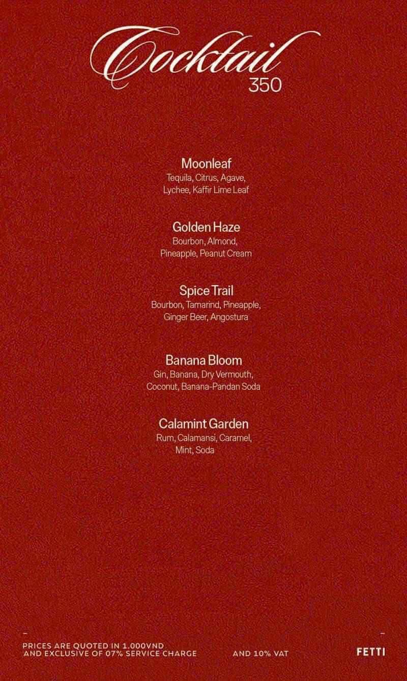 Fetti Lounge Menu - Image 4