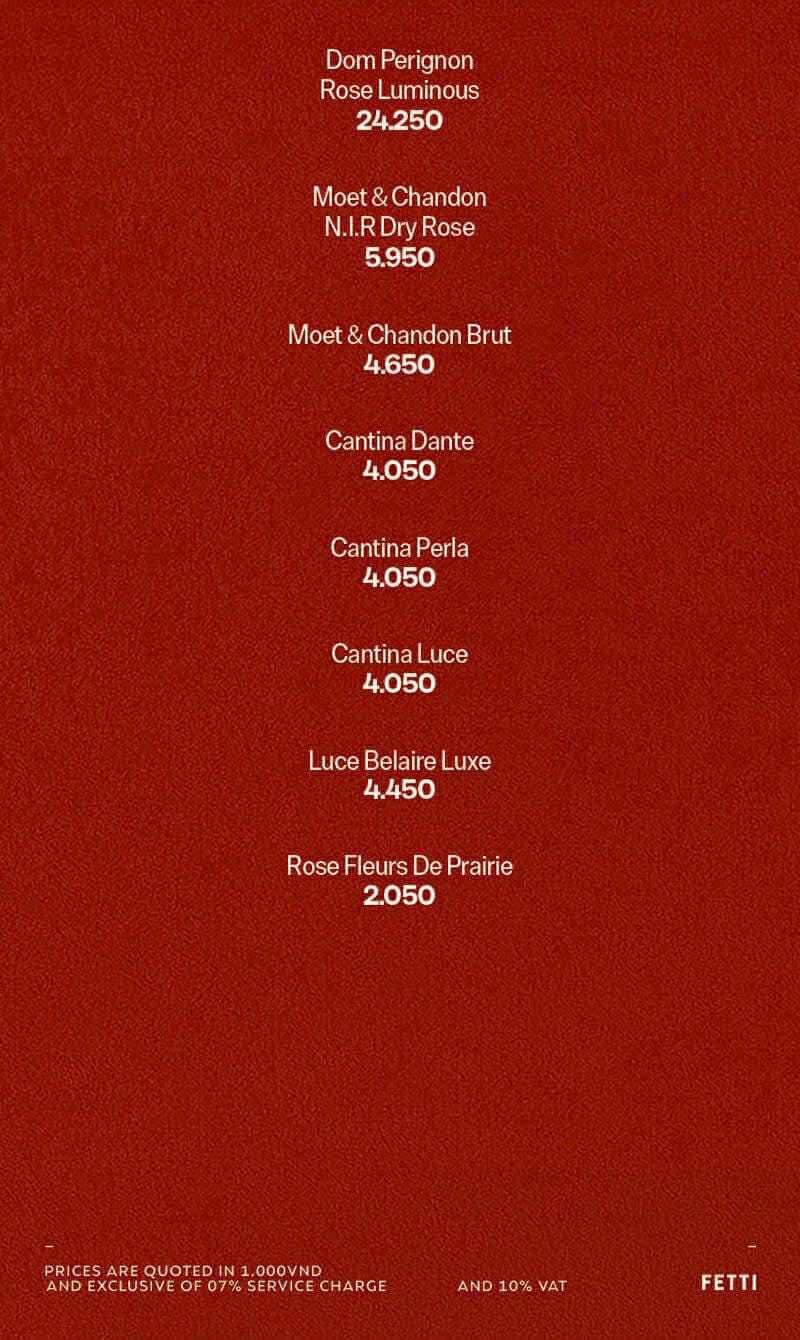 Fetti Lounge Menu - Image 8