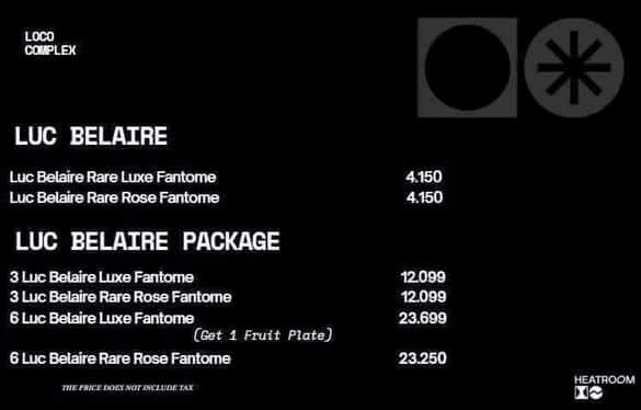LOCO Complex Heatroom Menu - Image 6
