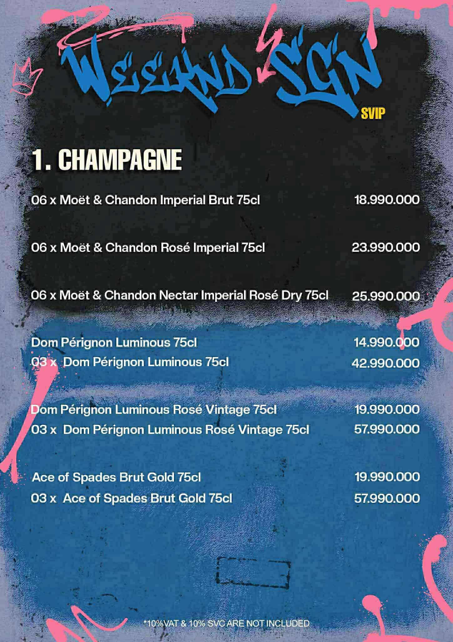 Weeknd SGN Menu - Image 4